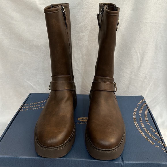 Dr. Scholl's Buckle Mid Shaft Moto Boots - VIP - Picture 5 of 7